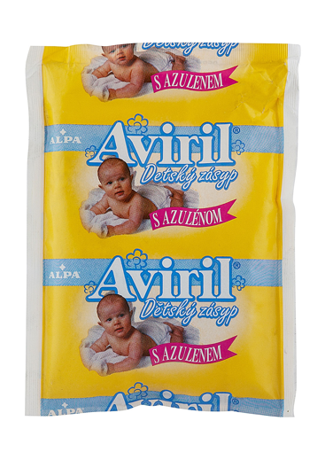 Obrázek z Alpa Aviril dětský zásyp s azulenem sáček 100 g 