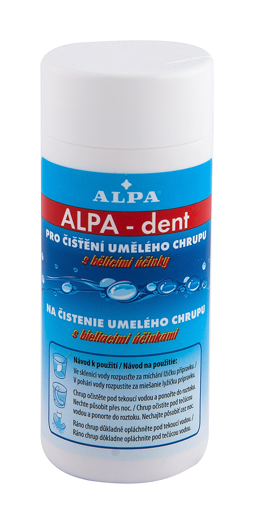 Obrázek z Alpa-dent pro čištění umělého chrupu 150 g 