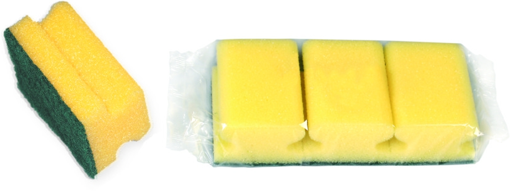 Obrázek z Houbičky kuchyňské s úchytem 3 ks 