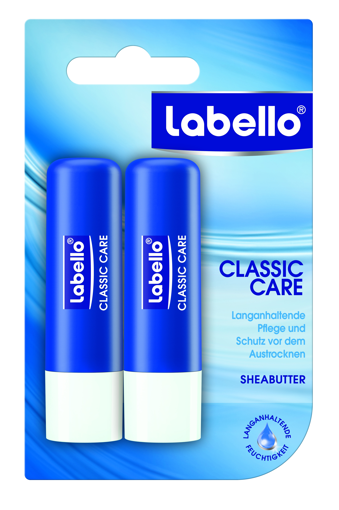 Obrázek z Labello Classic Care balzám na rty 2 x 4,8 g 