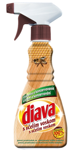 Obrázek z Diava s včelím voskem na nábytek 330 ml 