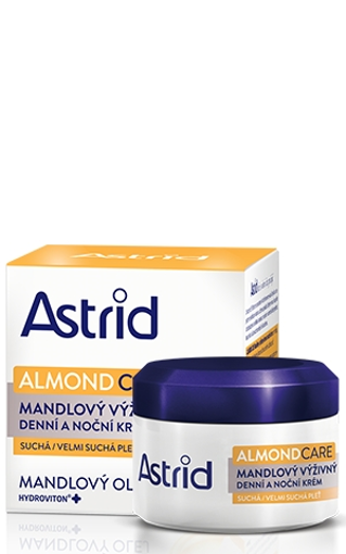 Obrázek z Astrid Almond Care Mandlový výživný denní a noční krém 50 ml 