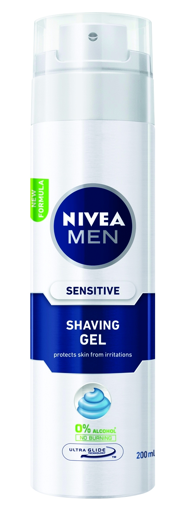 Obrázek z Nivea Men Sensitive gel na holení 200 ml 