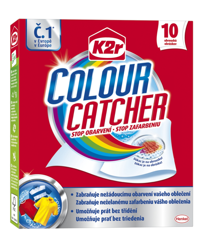 Obrázek z K2r Colour Catcher stop obarvení 10 ubrousků 