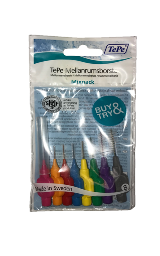 Obrázek z TePe Mixpack mezizubní kartáčky 8 ks 