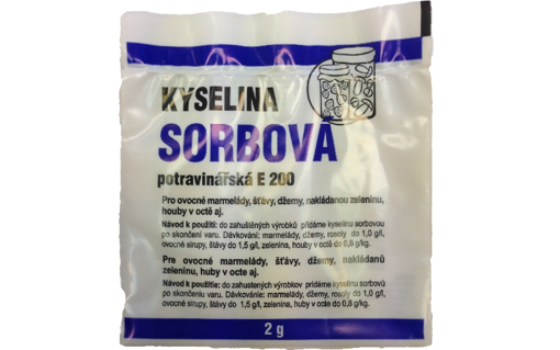 Obrázek z Kyselina sorbová potravinářská E 200 2 g 