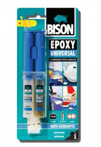 Obrázek z Bison Epoxy Universal dvousložkové lepidlo 24 ml 