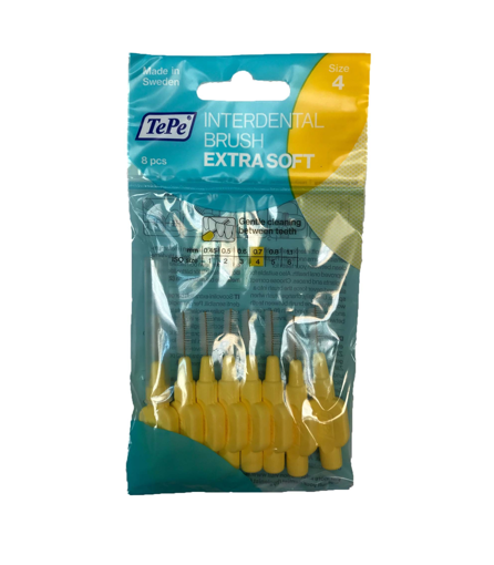 Obrázek z TePe Extra soft mezizubní kartáčky 0,7 mm 8 ks 