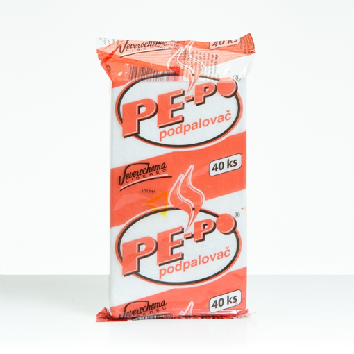 Obrázek z PE-PO pevný podpalovač 40 ks 