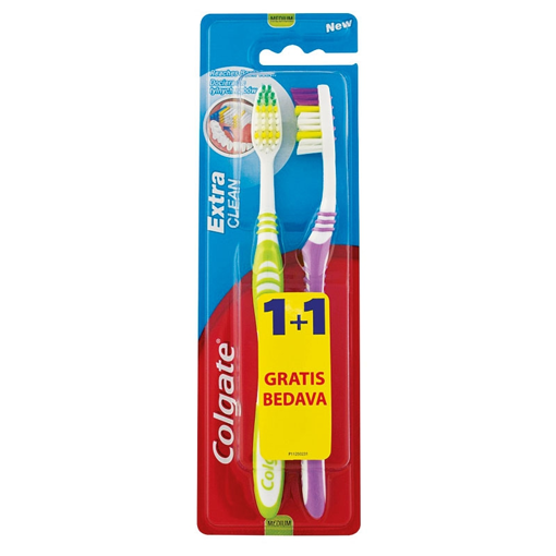 Obrázek z Colgate Extra clean 2 ks Medium 