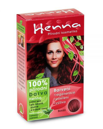Obrázek z Henna 100% přírodní barva na vlasy Bordó 