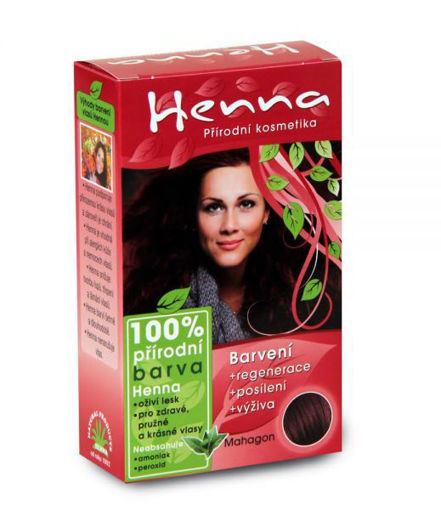 Obrázek z Henna 100% přírodní barva na vlasy Mahagon 