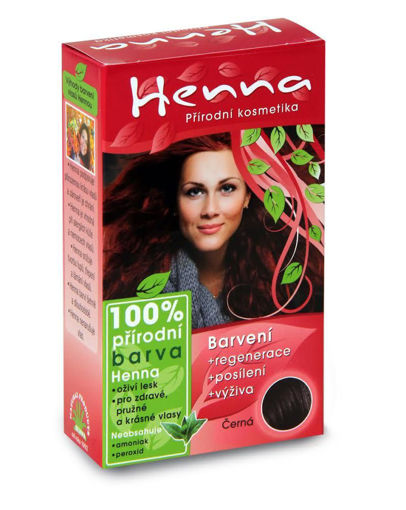 Obrázek z Henna 100% přírodní barva na vlasy Černá 