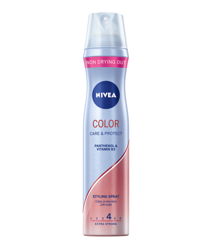 Obrázek z Nivea Color Care & Protect lak na vlasy pro zářivou barvu 250 ml 
