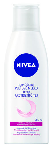 Obrázek z Nivea Visage čistící pleťové mléko pro suchou a citlivou pleť 200 ml 