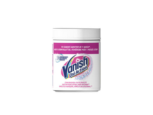 Obrázek z Vanish Oxi Action White prášek na bělení a odstranění skvrn 470 g 