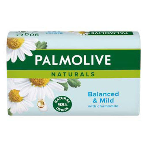 Obrázek z Palmolive Naturals Balanced & Mild chamomile & vitamin E toaletní mýdlo 90 g 