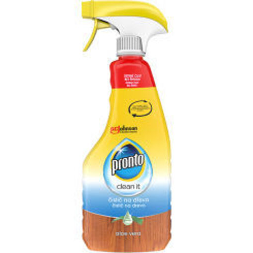 Obrázek z Pronto Extra Care leštění a čištění dřevěného nábytku 5v1 aloe vera rozprašovač 500 ml 