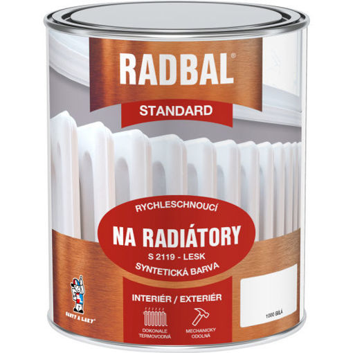 Obrázek z Radbal na radiátory standard syntetický LESK S2119/6003 Slonová kost 0,7 kg 