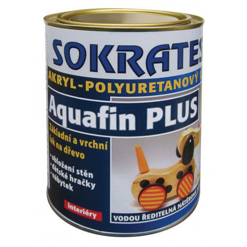 Obrázek z SOKRATES Aquafin Plus Polomat lak na dřevo do interiéru 0,6 kg 