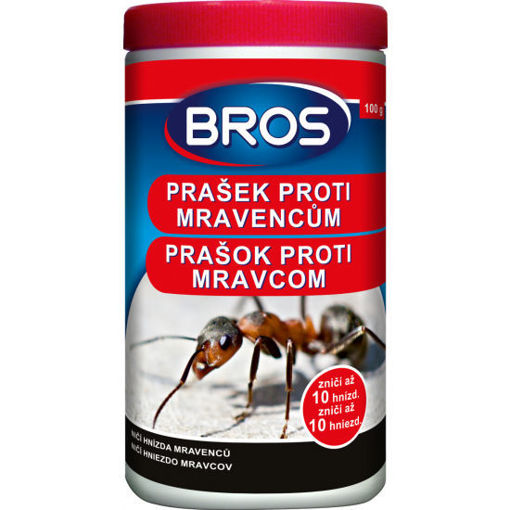 Obrázek z Bros hubení mravenců prášek proti mravencům 100 g 