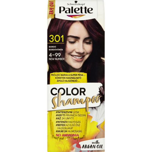 Obrázek z Palette Color Shampoo 301, 4-99 Bordó 