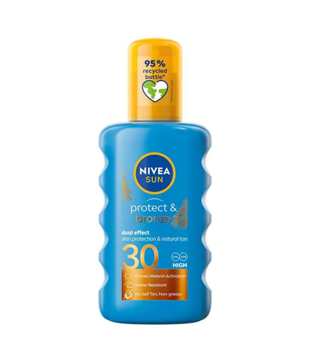 Obrázek z Nivea Sun Sprej na opalování podporující zhnědnutí OF 30 200 ml 