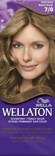 Obrázek z Wellaton barva na vlasy 7/0 střední blond 