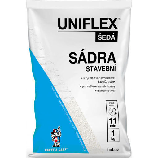 Obrázek z Sádra šedá stavební 1 kg 