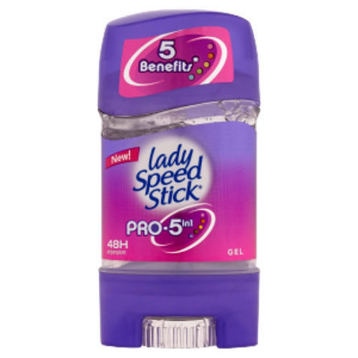 Obrázek z Lady Speed Stick Gel 5v1 dámský antiperspirant/deodorant 65 g 