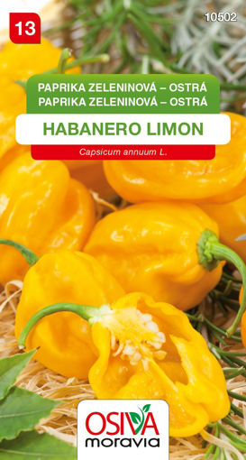 Obrázek z Paprika zeleninová pálivá Habanero žlutá 15 sem. 