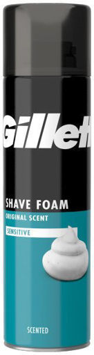 Obrázek z Gillette Sensitive Skin pěna na holení 200 ml 