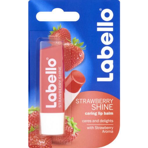 Obrázek z Labello Strawberry Shine tónovací balzám na rty 4,8 g 