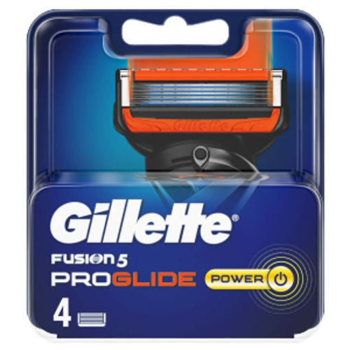Obrázek z Gillette Fusion Proglide Power náhradní hlavice 4 ks 