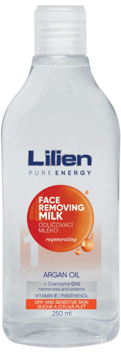 Obrázek z Lilien odličovací mléko Arganový olej 250 ml 
