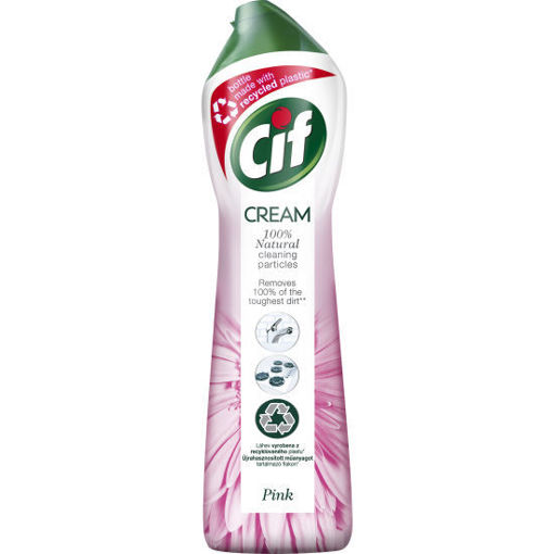 Obrázek z Cif Cream Aroma pink flower tekutý písek 500 ml 