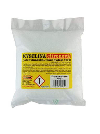 Obrázek z Kyselina citronová potravinářská 500g 