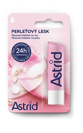 Obrázek z Astrid PERLEŤOVÝ LESK Tónovací balzám na rty 4,8 g 