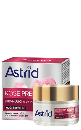 Obrázek z Astrid Rose Premium 55+ zpevňující a vyplňující noční krém 50 ml 