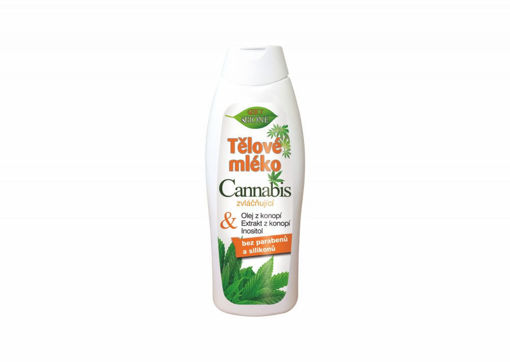Obrázek z BIO Bione cosmetics Tělové mléko CANNABIS 500 ml 