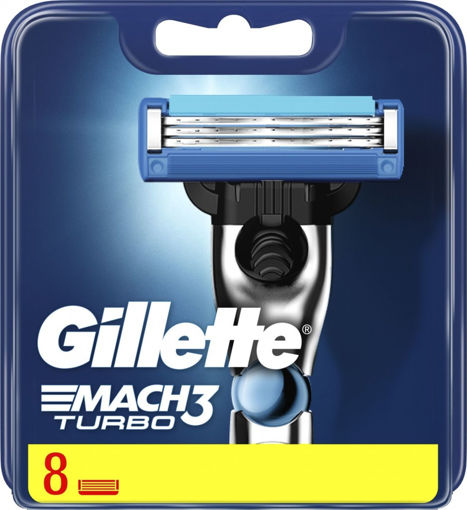 Obrázek z Gillette mach 3 Turbo náhradní břity 8 ks 