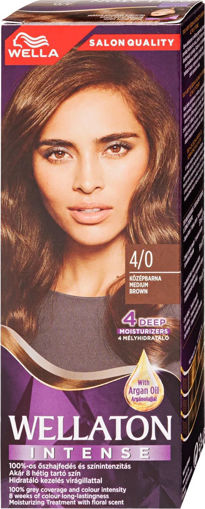 Obrázek z Wellaton barva na vlasy 4/0 Středně hnědá 