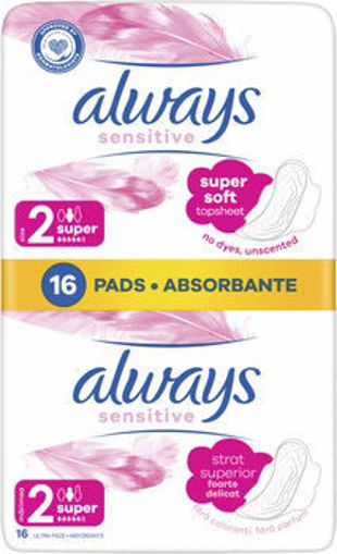 Obrázek z Always Ultra Super Plus Sensitive 16 ks 