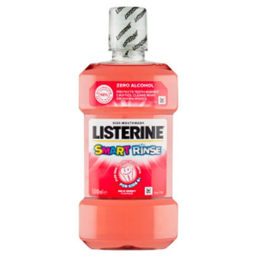 Obrázek z Listerine Smart Rinse Mild Berry ústní voda 500 ml 