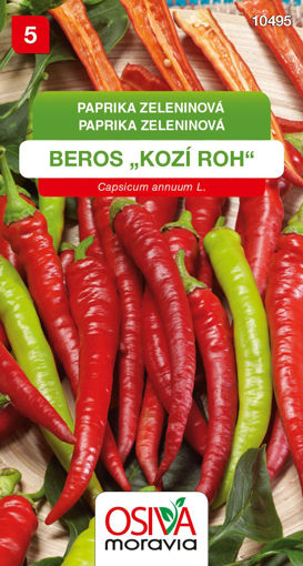 Obrázek z Paprika zeleninová "Kozí roh" Beros Seva Moravia 0,5 g 