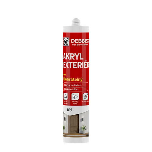 Obrázek z Den Braven Akryl Exteriér Bílá 280 ml 