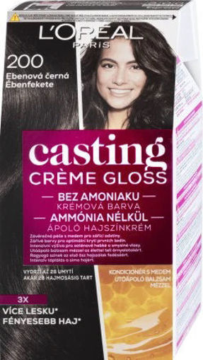 Obrázek z L'Oréal Casting Creme Gloss 200 Ebenová černá 