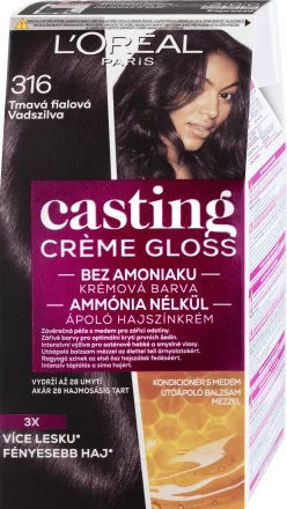 Obrázek z L'Oréal Casting Creme Gloss 316 Tmavá fialová 