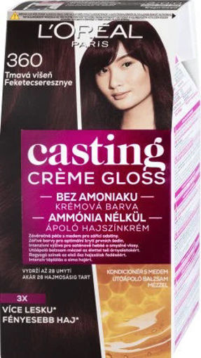 Obrázek z L'Oréal Casting Creme Gloss 360 Tmavá višeň 