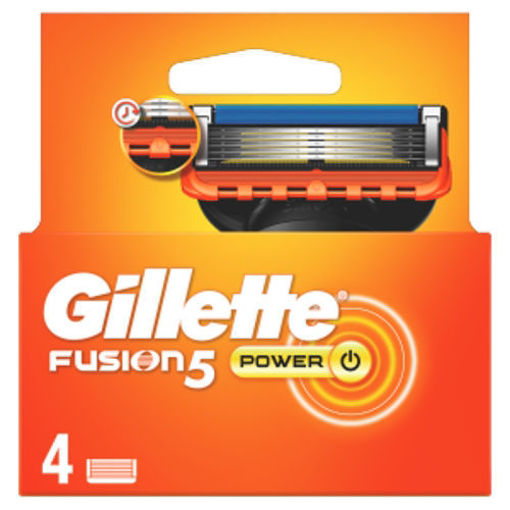 Obrázek z Gillette Fusion Power náhradní hlavice 4 ks 